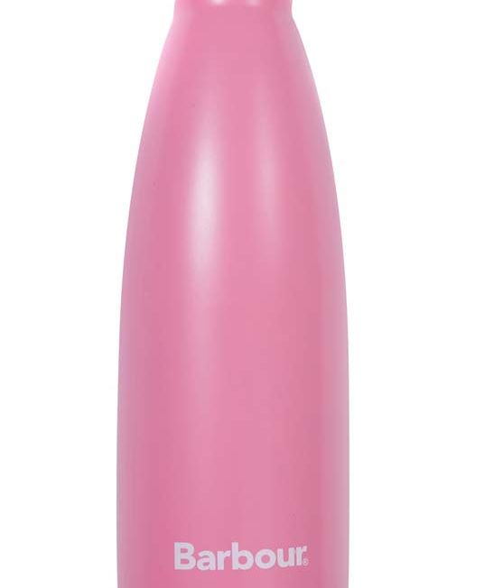 Barbour pink water bottle