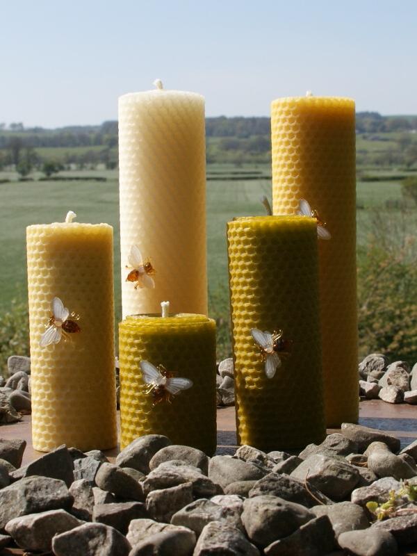 Beeswax Pillar Candle Abrahams Store