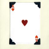 Vintage Playing Cards Greetings Card - Ace of Hearts