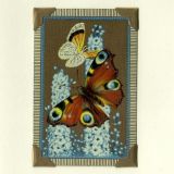Vintage Playing Cards Greetings Card - Butterfly