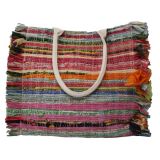 Bags made from recycled Saris - Side view 2