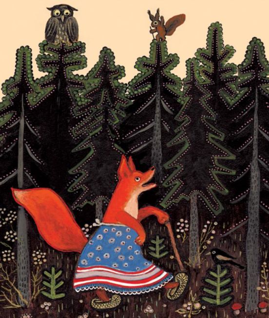 Kapeliki Greetings Card - Fox in the Forest