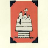 Vintage Playing Cards Greetings Card - Snoopy & Woodstock