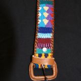 Bulckle of a multicolour Guatamalan Maya Belt