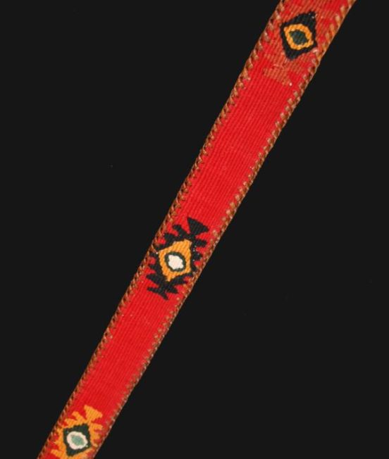 Guatamalan Maya belt in red