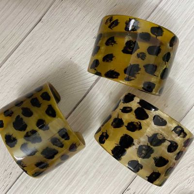 Jewellery Leopard Painted cuff