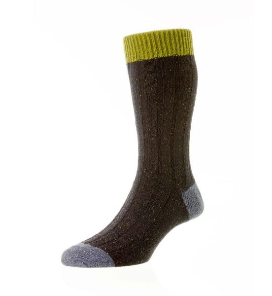 Thornham autumnal colour boot socks