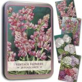 Skona Ting Vintage Flowers Postcards