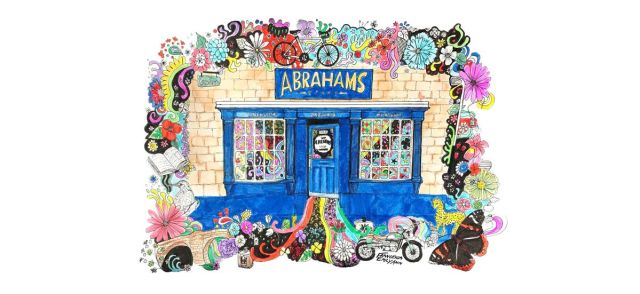 Abrahams shop front sketch
