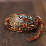 Ammonite bracelet mood oblique