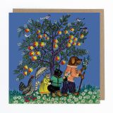 Kapelki Art Animals and Apple Tree Card