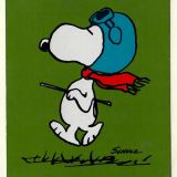 Snoopy as Pilot Card Close-up