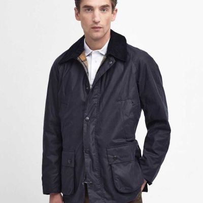 AW23 Barbour Ashby Wax Jacket Blue £229