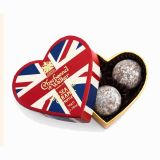 Milk Chocolate Sea Salt Caramel Truffles in Union Flag Box