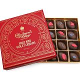 Dark Chocolate Rose & Violet Creams