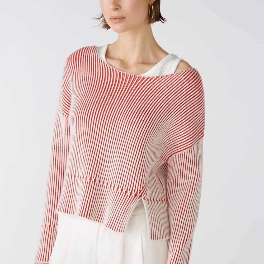 SS24-OUI-Red-white-jumper-£139