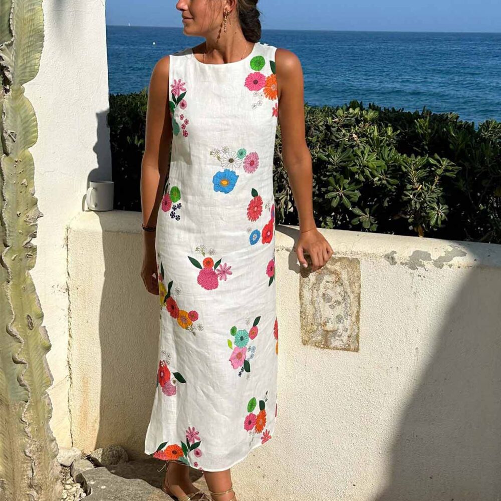 SS24-Vilagallo-Flowers-linen-dress-£165
