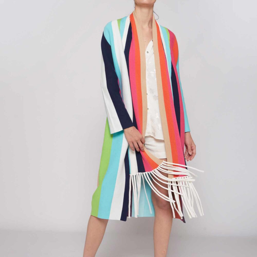 SS24-Vilagallo-Multicolour-stripe-coat-£155