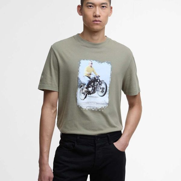 Barbour International Coster Steve McQueen Graphic T-Shirt
