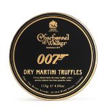 A box of James Bond Martini Truffles by Charbonnel &  Walker