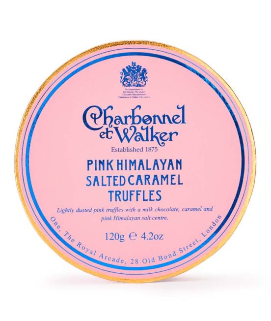 Box of Pink Himalayan Salted Caremel Truffles by Charbonnel &  Walker
