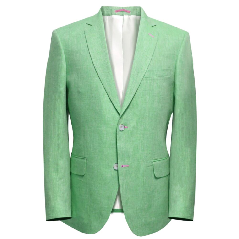 SS24 Mazzelli Lime linen jacket £299