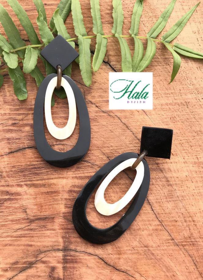 AW25-Horn-jewellery-double-loops-earrings Horn Jewellery - double loop earrings