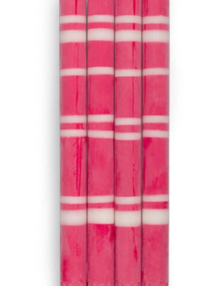Red striped candles