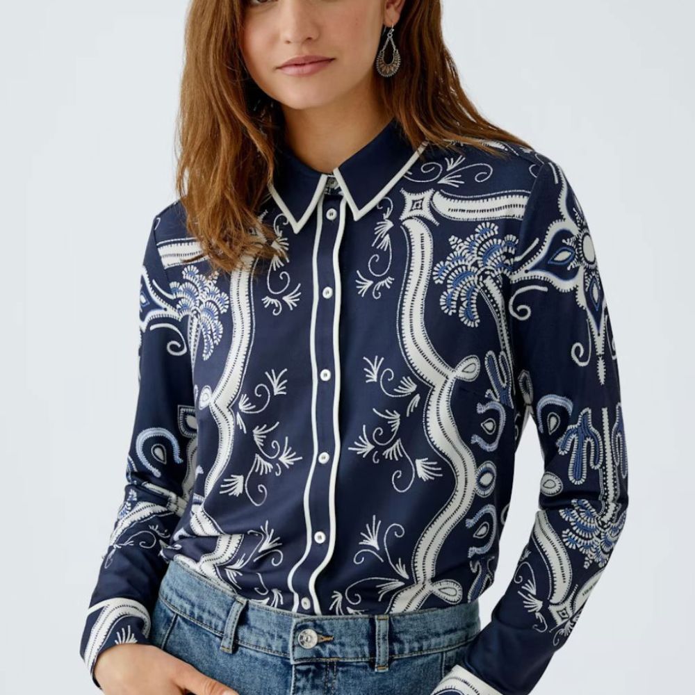 Oui Blouse - dark blue