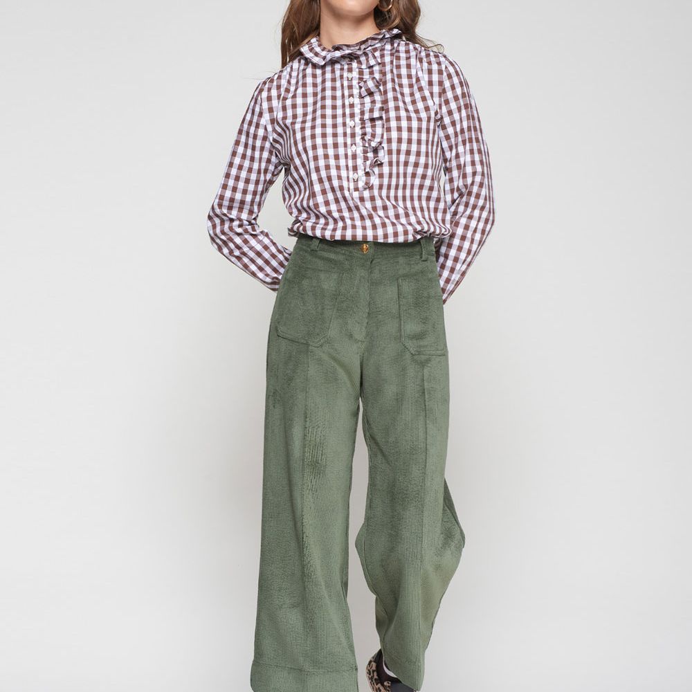 Vilagallo Trouser Dorin Pana Verde Caza