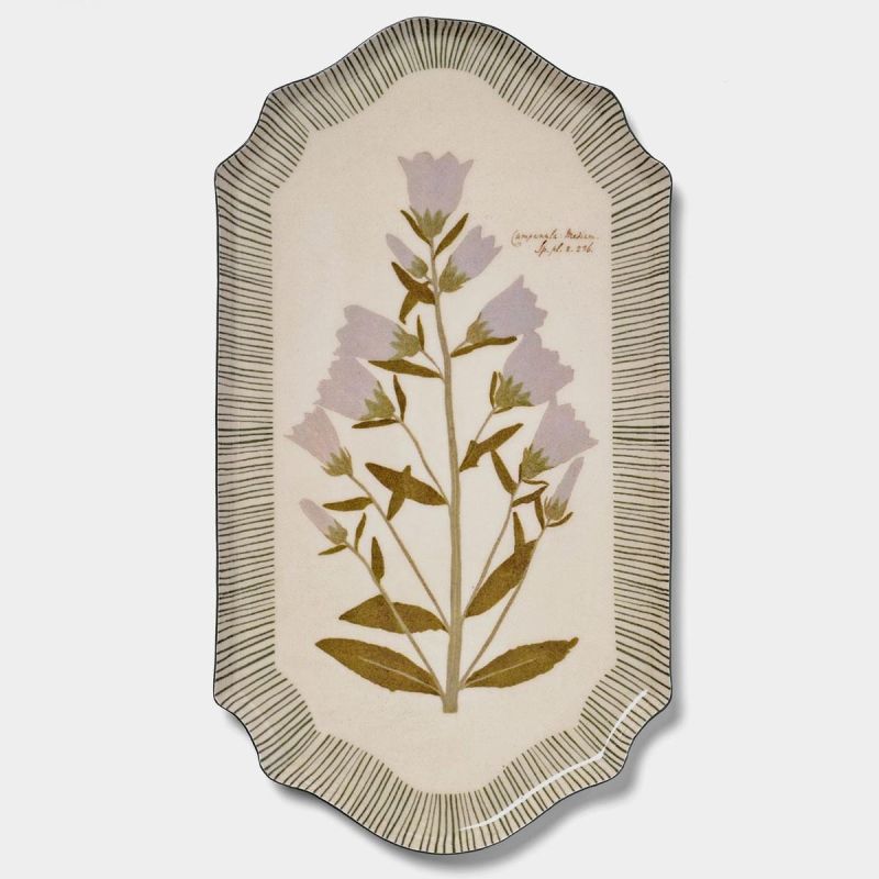 SS26-Homeware-Enamel-tray-Bell-Flower Enamel tray Bell Flower