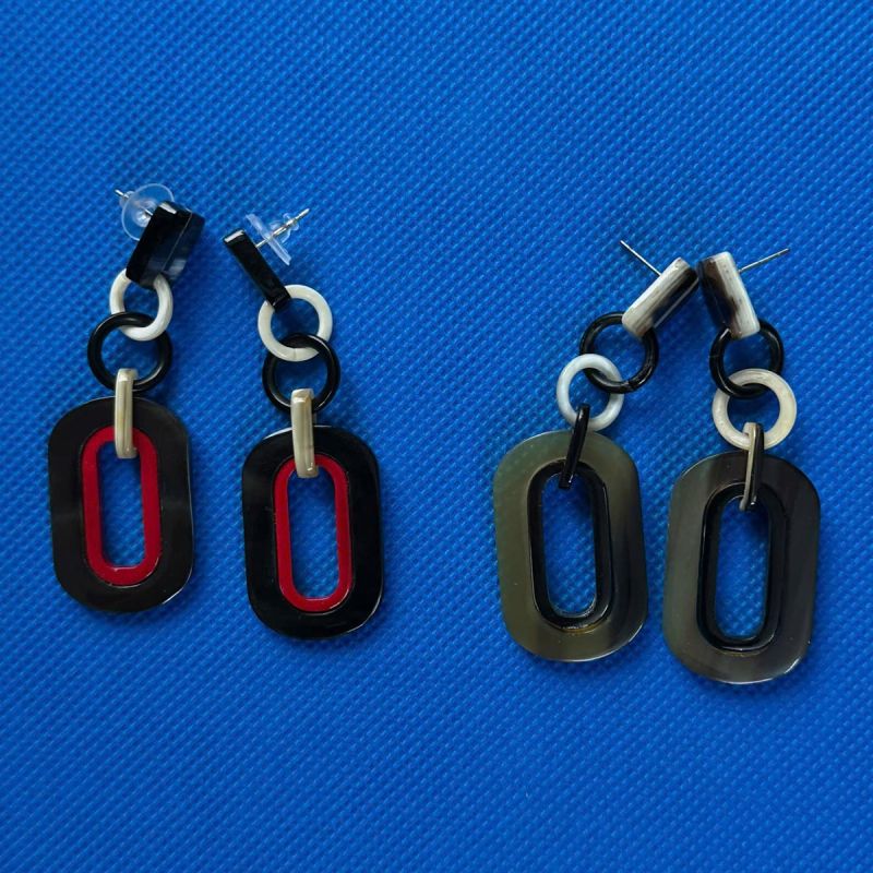 SS26-Jewellery-Lacquer-horn-earrings Lacquer horn earrings