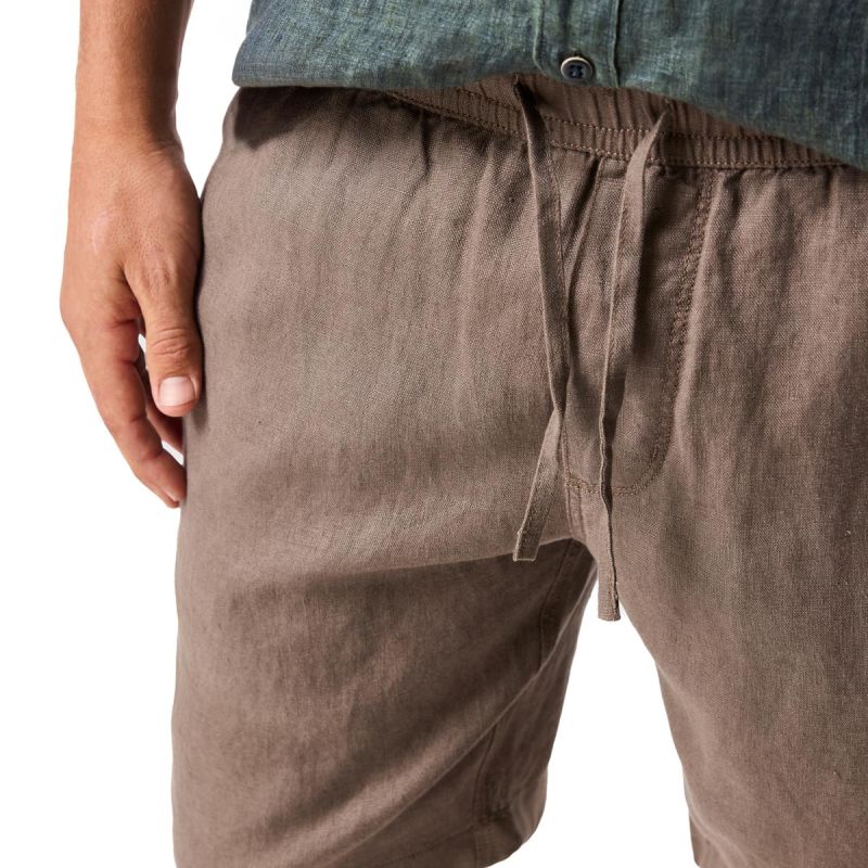 SS26-Mens-Rodd-&-Gunn-driftwood-The-Gunn-9'-short-detail Rodd & Gunn driftwood The Gunn 9' short