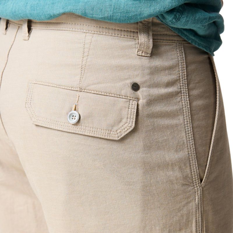 SS26-Mens-Rodd-&-Gunn-sepia-The-Gunn-9'-short-detail Rodd & Gunn Sepia The Gunn 9' short