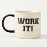 Reverse of Snoopy Work it Mug & Box