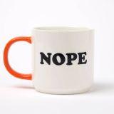 Snoopy Nope Mug reverse side